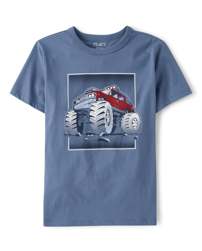 Boys Monster Truck Graphic Tee
