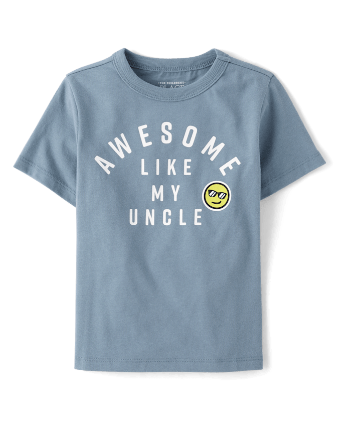 Baby And Toddler Boys Awesome Like My Uncle Graphic Tee