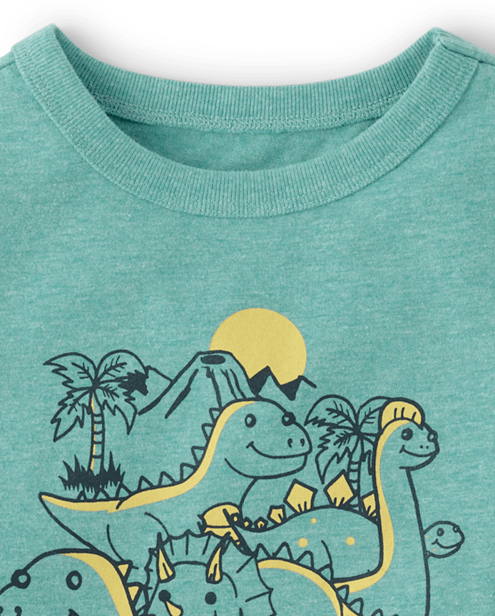 Baby And Toddler Dino Walk Boys Graphic Tee