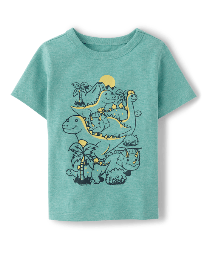 Baby And Toddler Dino Walk Boys Graphic Tee