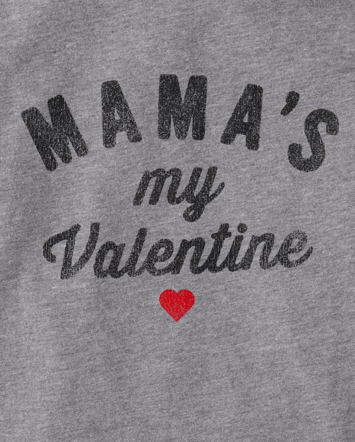 Baby And Toddler Boys Mama's My Valentine Graphic Tee