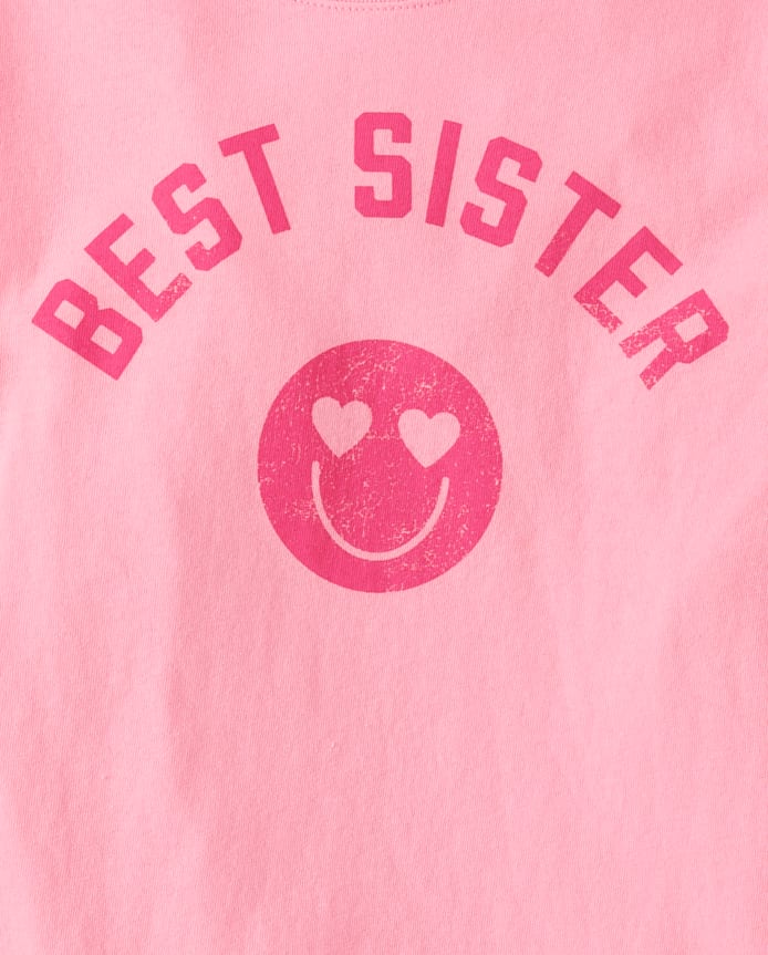 Girls Best Sister Graphic Tee