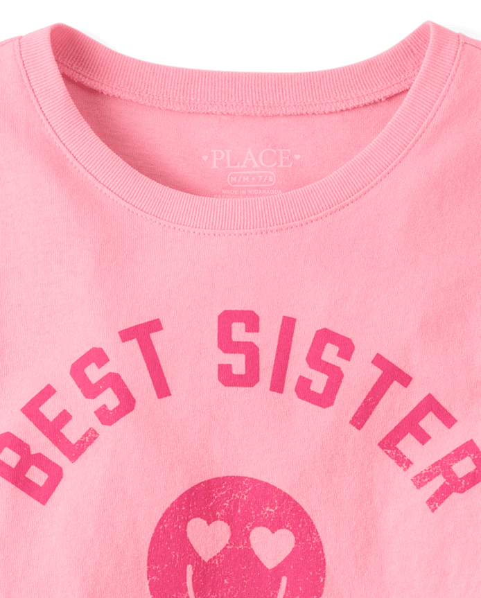 Girls Best Sister Graphic Tee