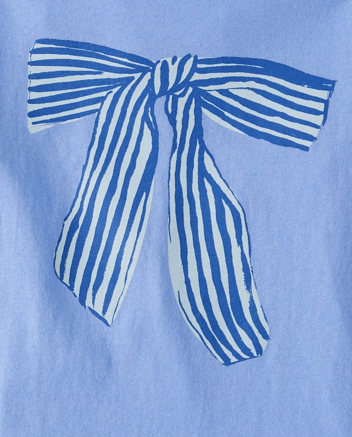 Girls Bow Graphic Tee