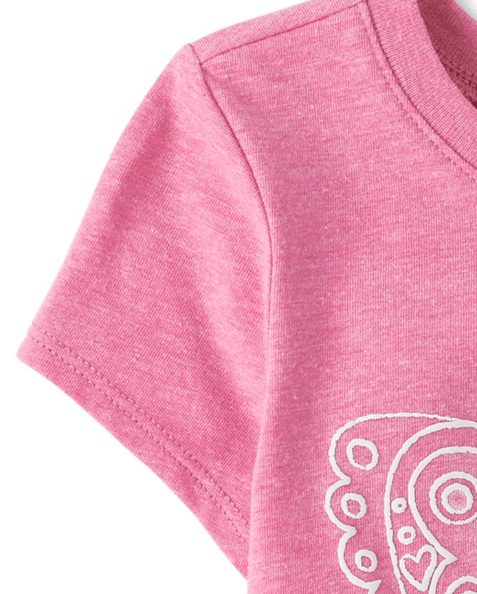 Baby And Toddler Girls Butterfly Graphic Tee