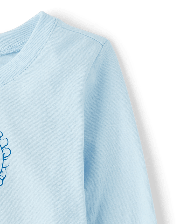 T-shirt graphique cœur chien pour bébé et petite fille