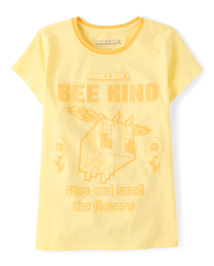 Girls Minecraft™ Bee Kind Graphic Tee