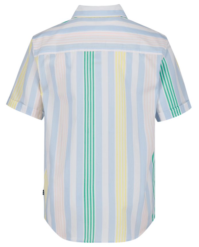 Boys Nautica® Colorblock Striped Button Up Shirt