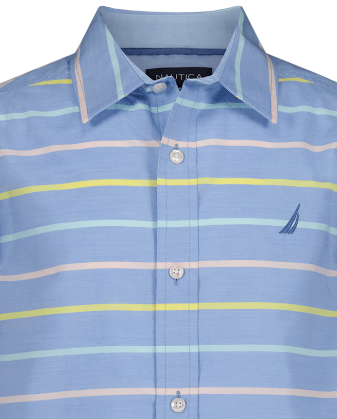 Boys Nautica® Striped Button Up Shirt