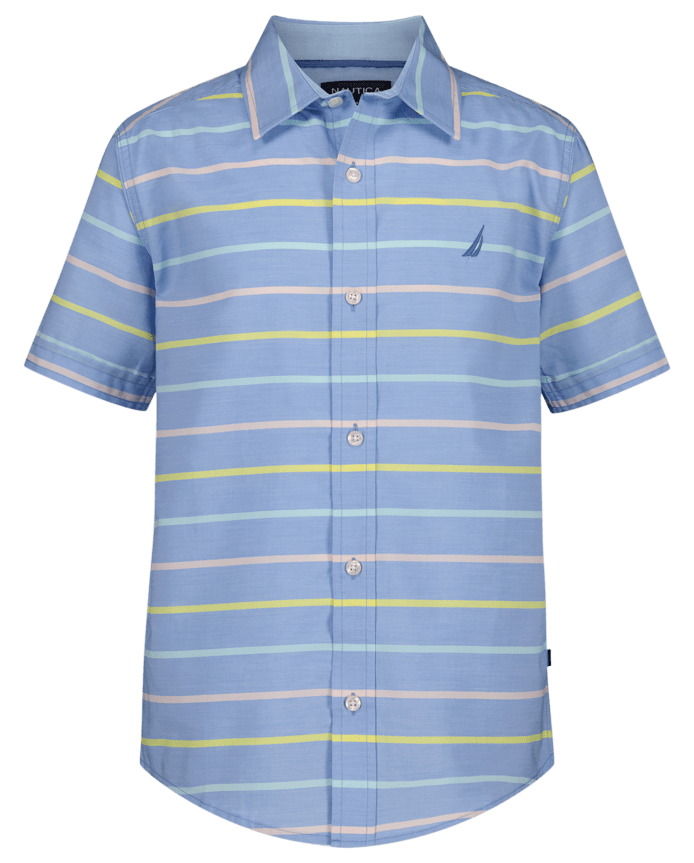 Boys Nautica® Striped Button Up Shirt