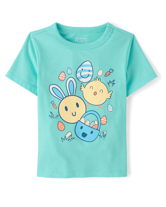 Baby And Toddler Boys Easter Egg Chick Graphic Tee