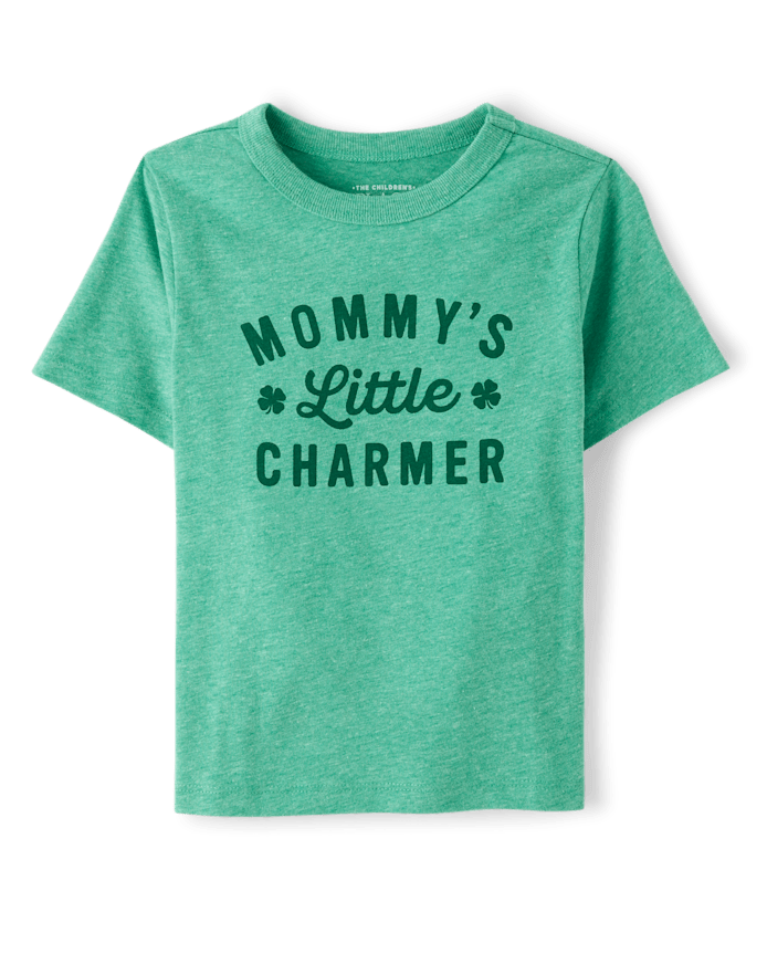 Baby And Toddler Boys St. Patrick's Day Mommy's Charmer Graphic Tee