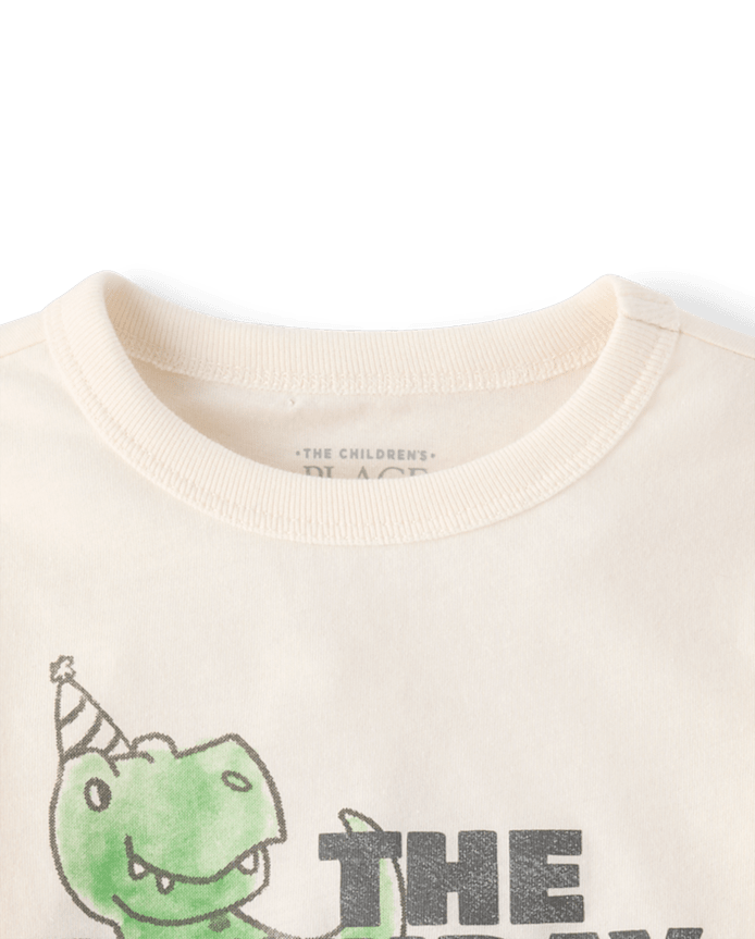 Baby And Toddler Boys Birthday Dude Graphic Tee