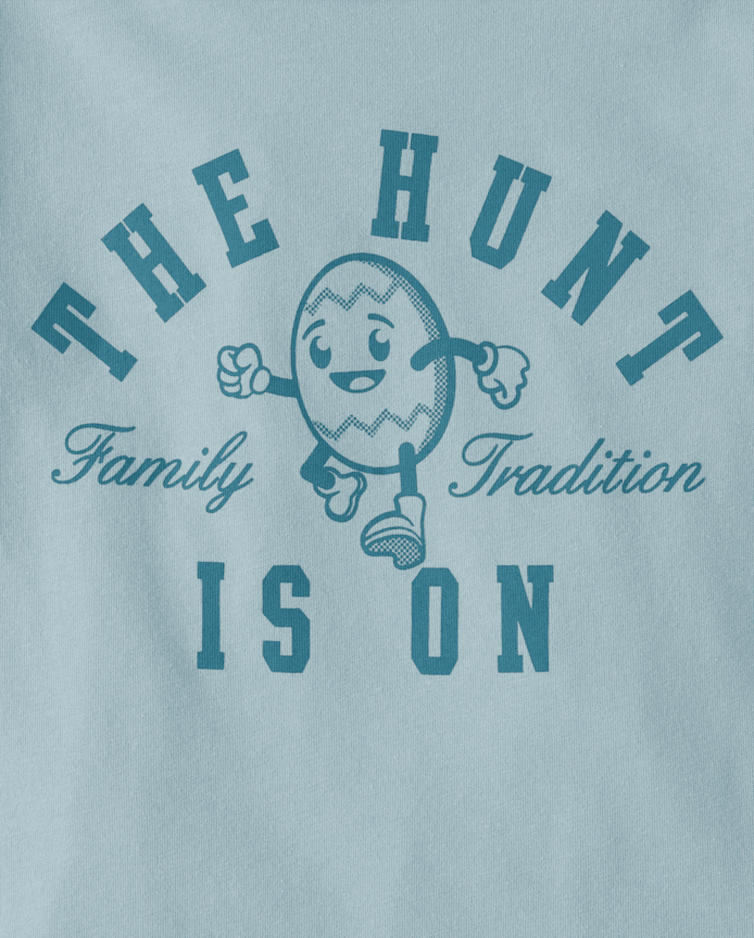 Baby And Toddler Boys Matching Family Easter The Hunt Is On Graphic Tee