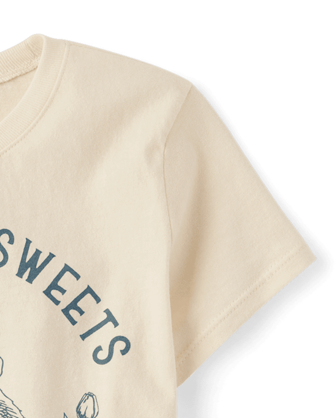 Girls Easter Cottontail Sweets Graphic Tee