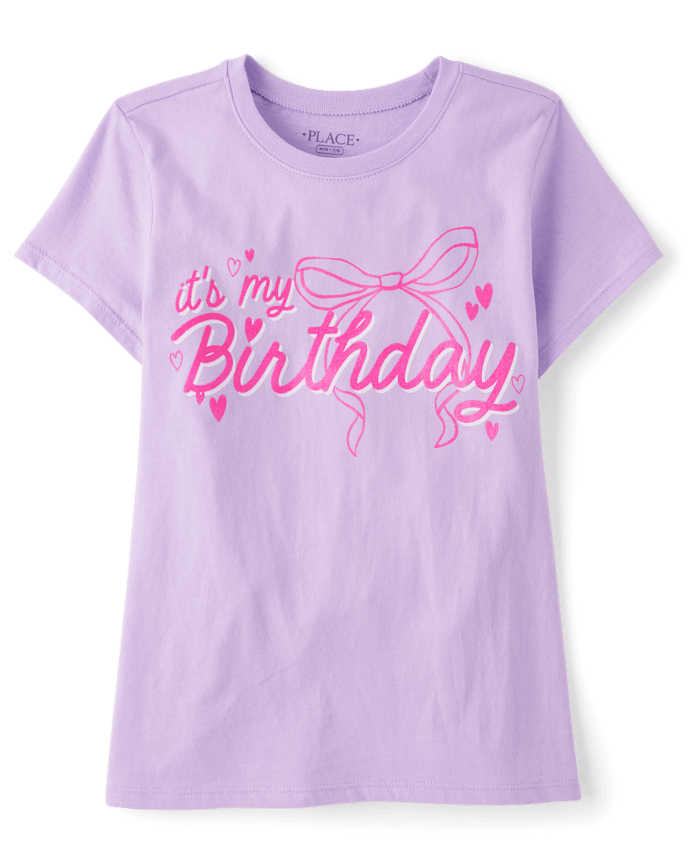 Girls It's My Birthday Graphic Tee