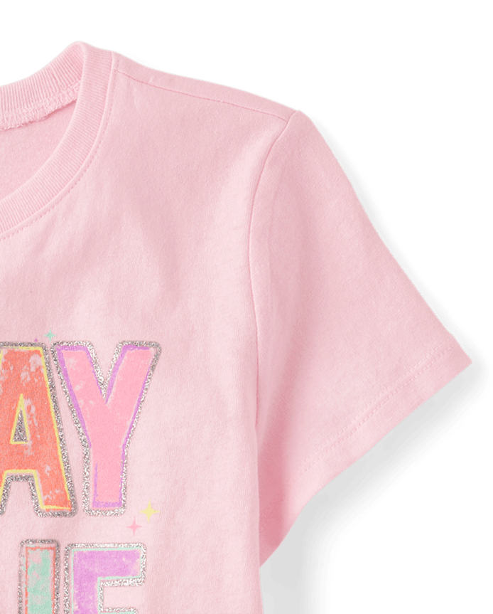 Girls B-Day Girlie Graphic Tee