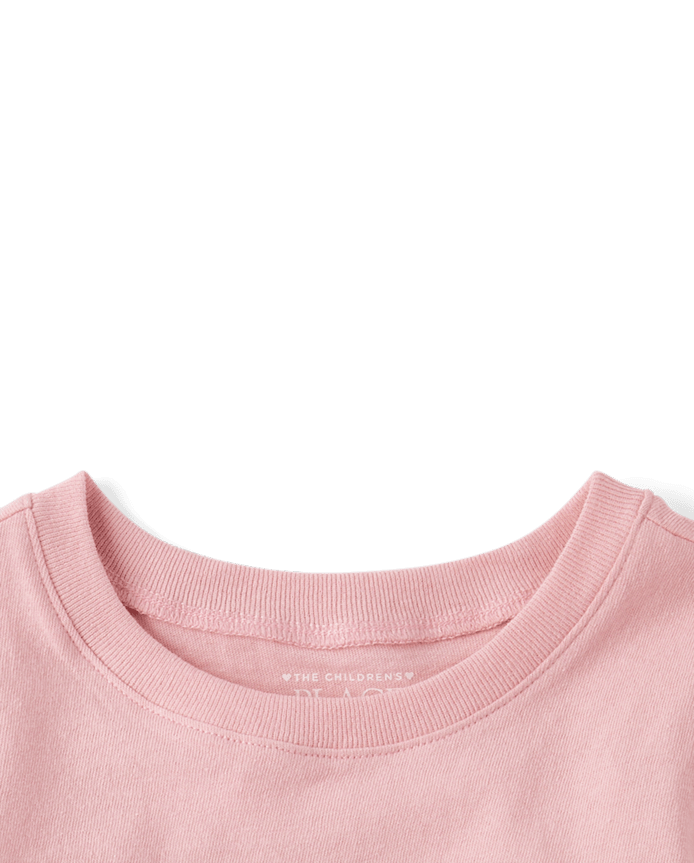 Baby And Toddler Girls Back History Graphic Tee