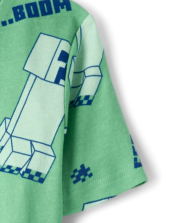 Boys Minecraft™ Snug Fit Cotton Pajamas