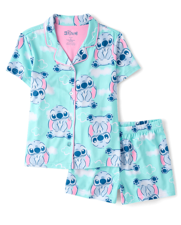 Girls Stitch™ Button Front Pajamas