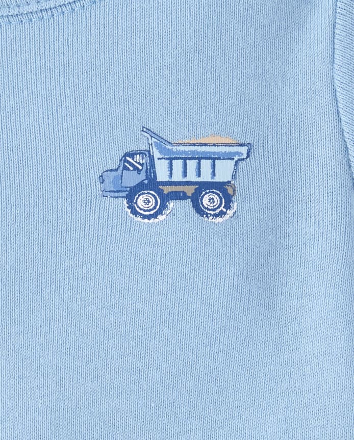 Baby Boys Construction Vehicle Bodysuit 5-Pack