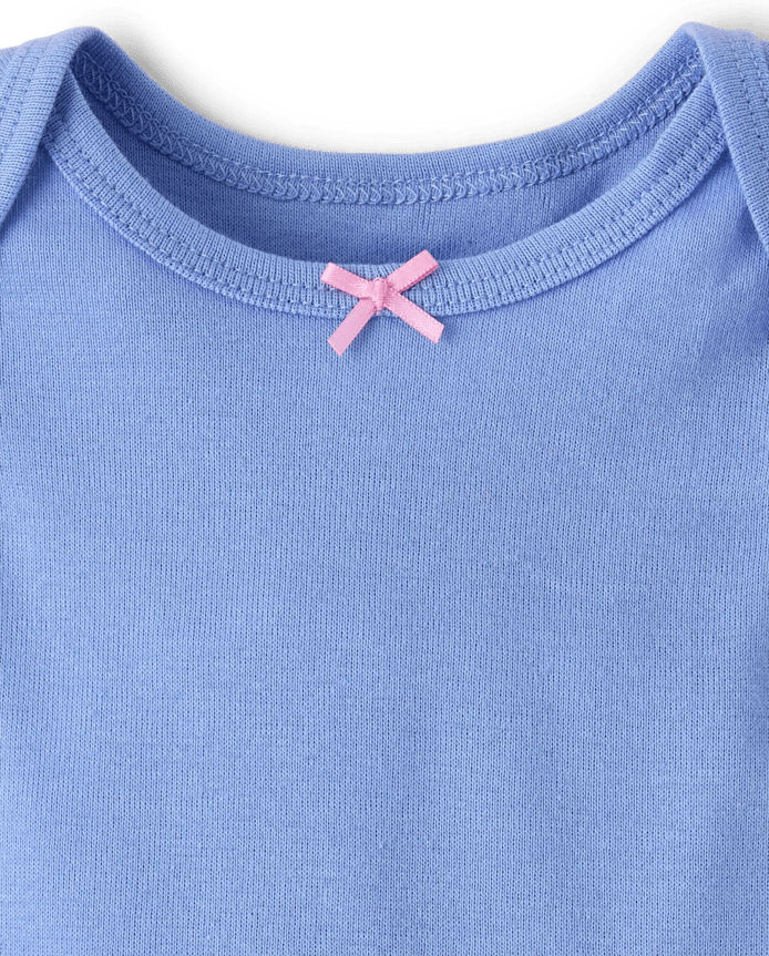 Baby Girls Bow Bodysuit 5-Pack