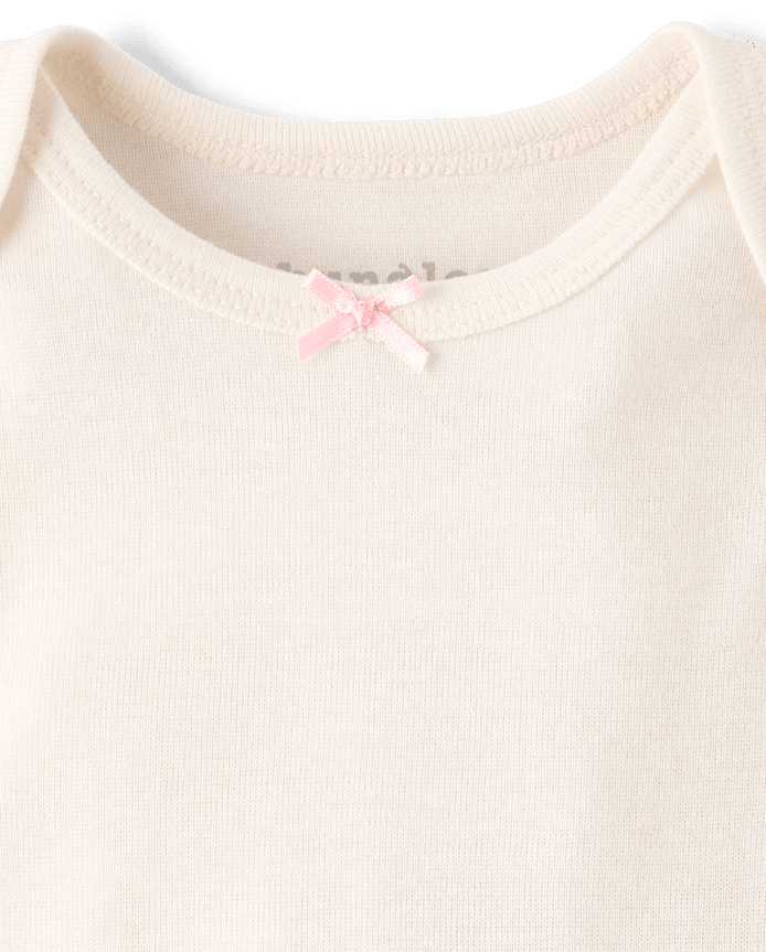 Baby Girls Bow Bodysuit 5-Pack