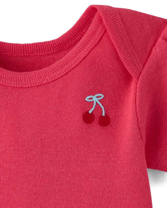 Baby Girls Cherry Bodysuit 5-Pack