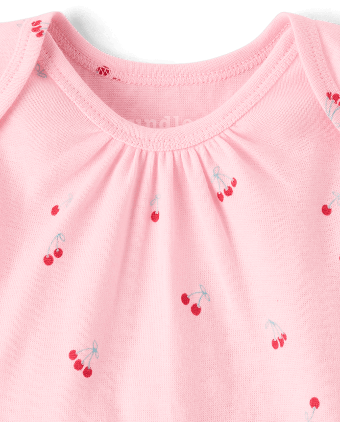 Baby Girls Cherry Bodysuit 5-Pack
