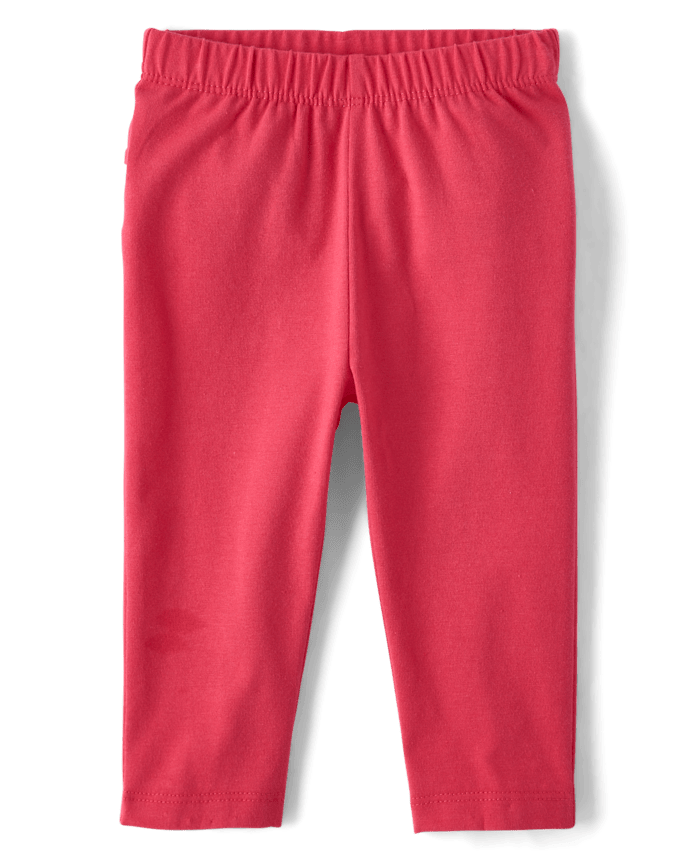 Baby Girls Gingham Ruffle Leggings 2-Pack