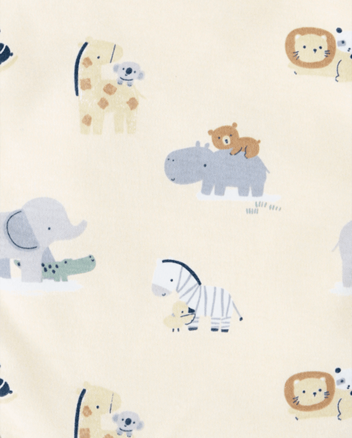 Baby Boys Animal Bib And Burp Cloth 6-Piece Set