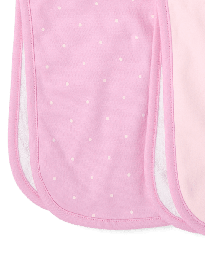 Baby Girls Floral Bib And Burp Cloth 6-Piece Set