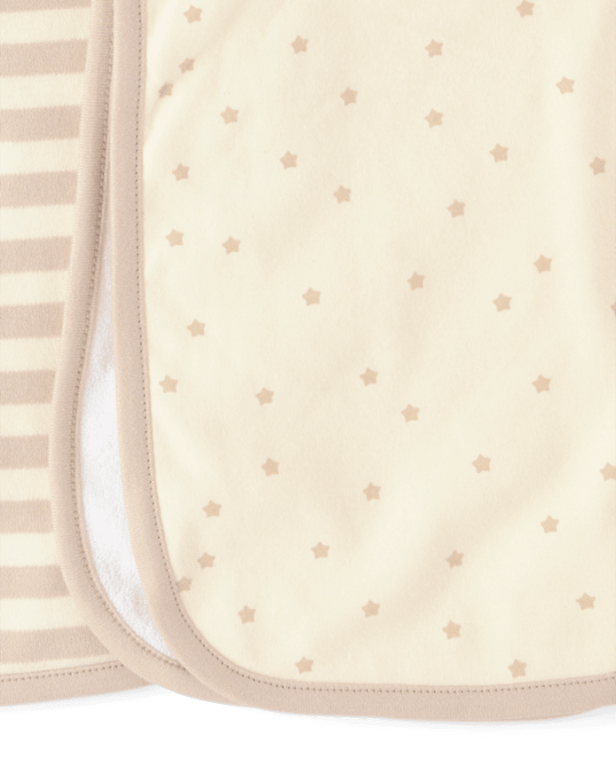 Baby Star Bib And Burp Cloth 6-Piece Set