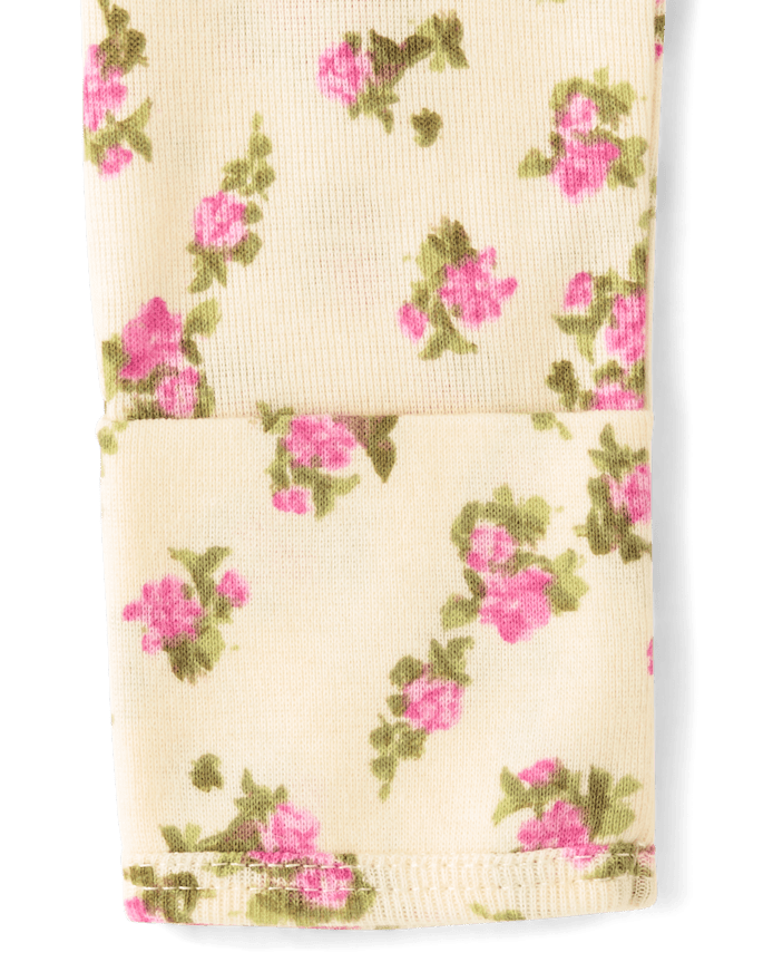 Baby Girls Floral Sleeper Gown