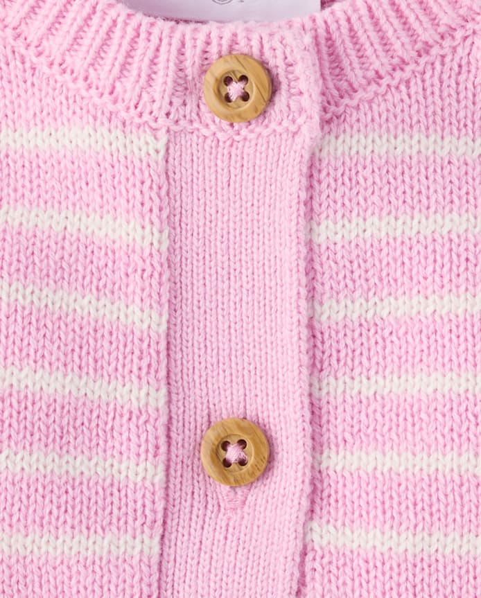 Baby Girls Striped 2-Piece Outfit Set