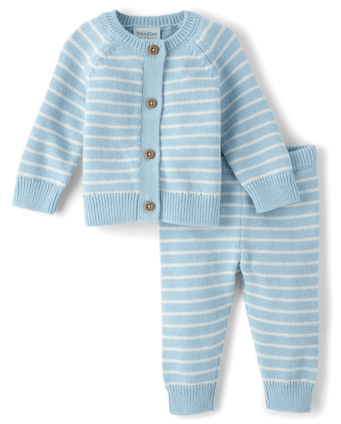 Baby Boys Striped 2-Piece Outfit Set