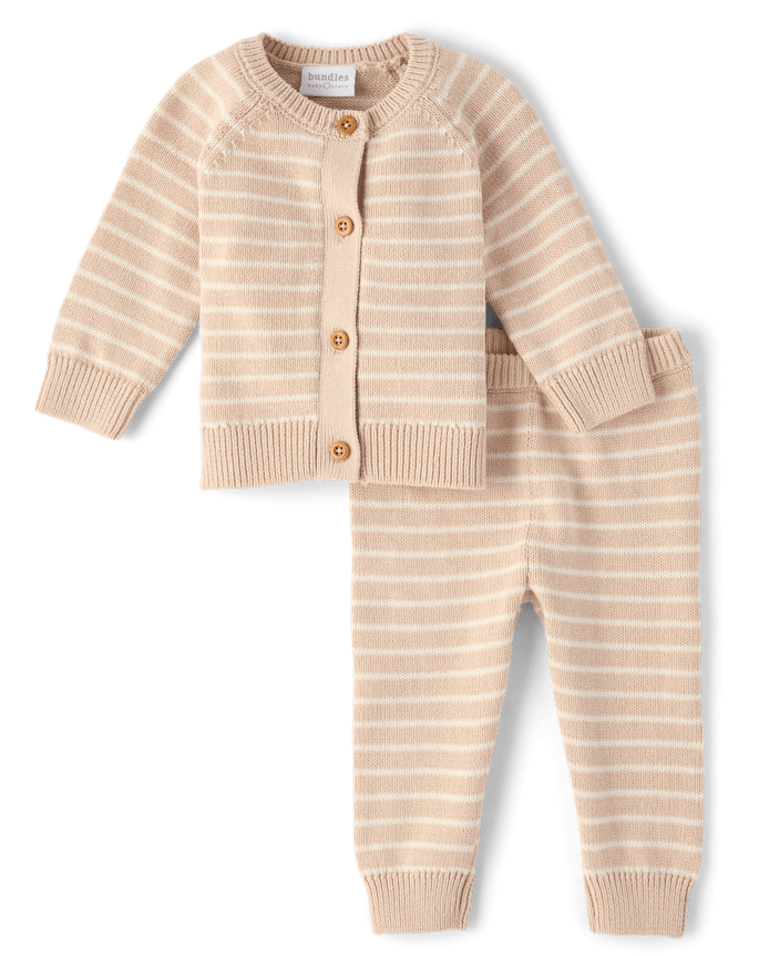 Baby Striped 2-Piece Outfit Set