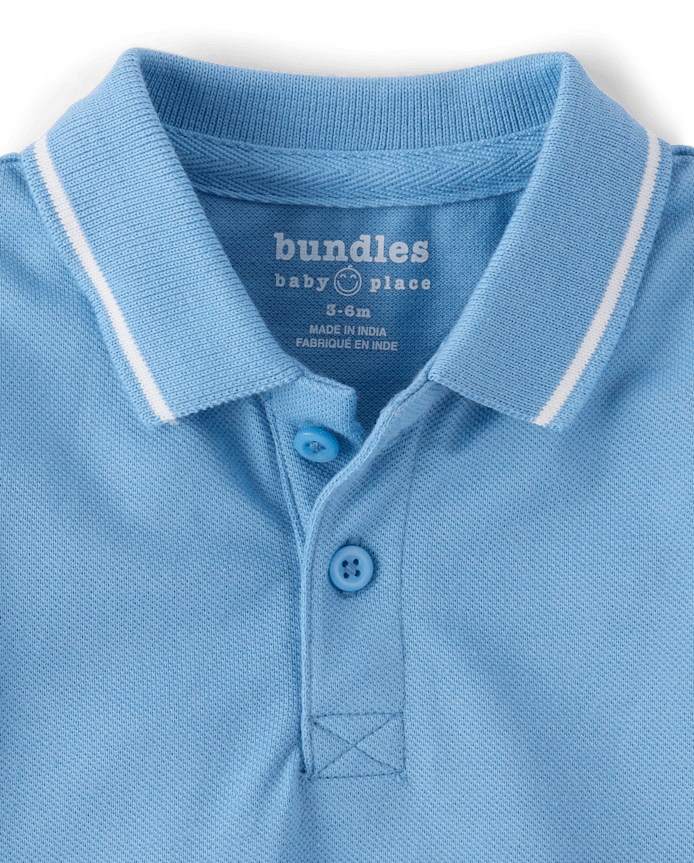 Baby Boys Tipping Polo Romper