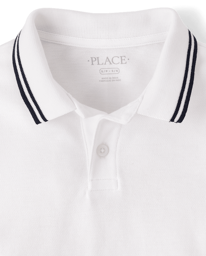 Boys Tipping Soft Pique Polo
