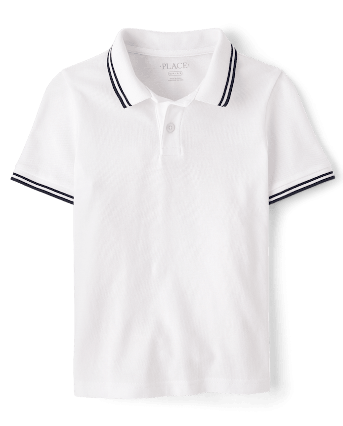 Boys Tipping Soft Pique Polo