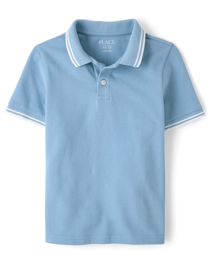 Boys Tipping Soft Pique Polo