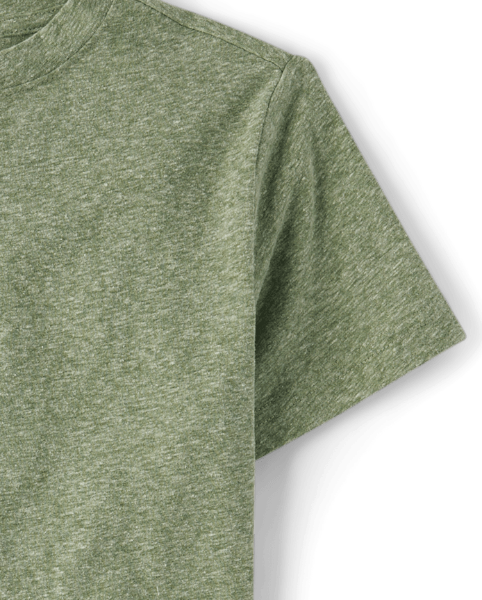 Boys Marled Henley Top