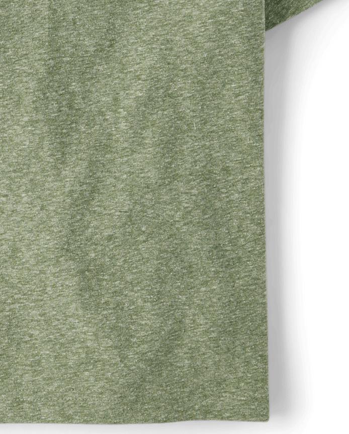 Boys Marled Henley Top