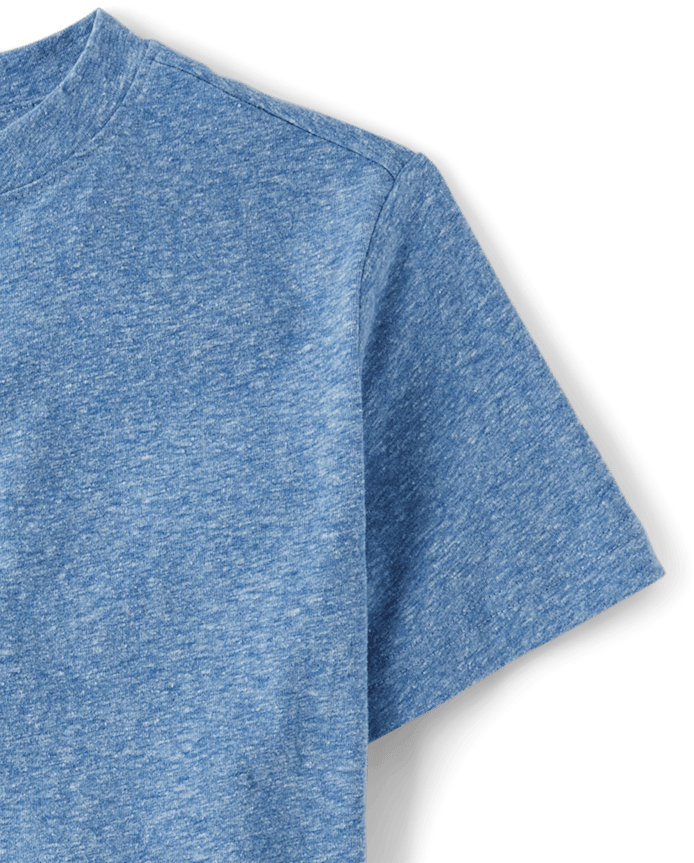 Boys Marled Henley Top