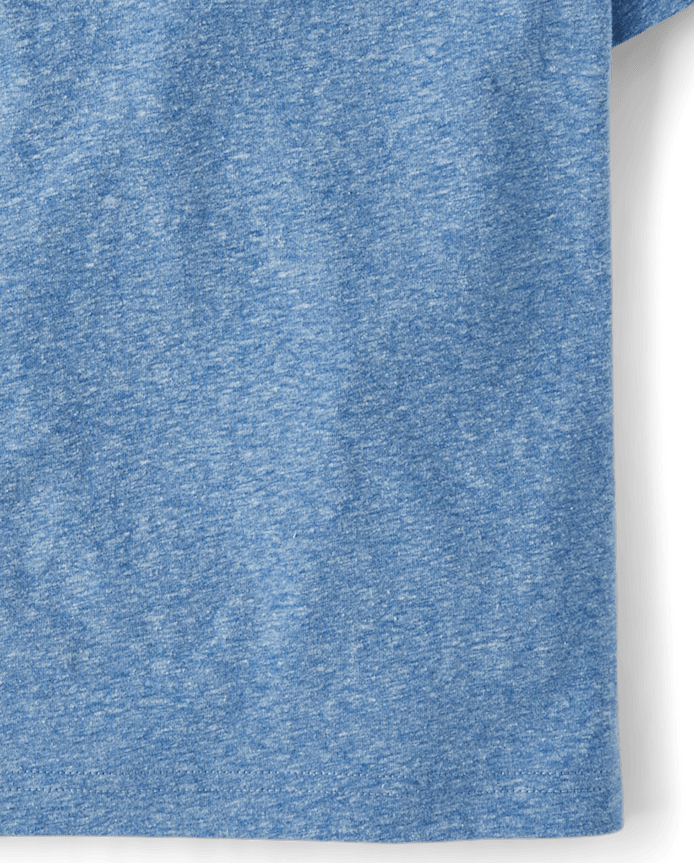 Boys Marled Henley Top