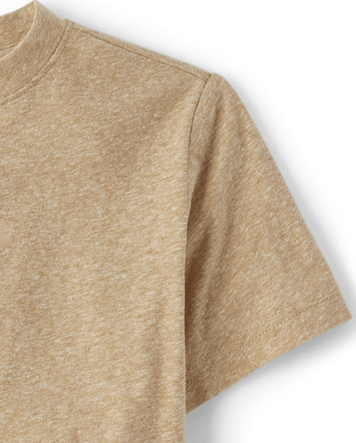 Boys Marled Henley Top