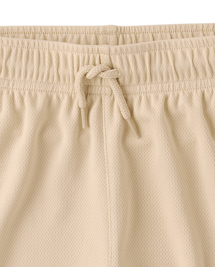 Kids Quick Dry Side Stripe Mesh Active Shorts