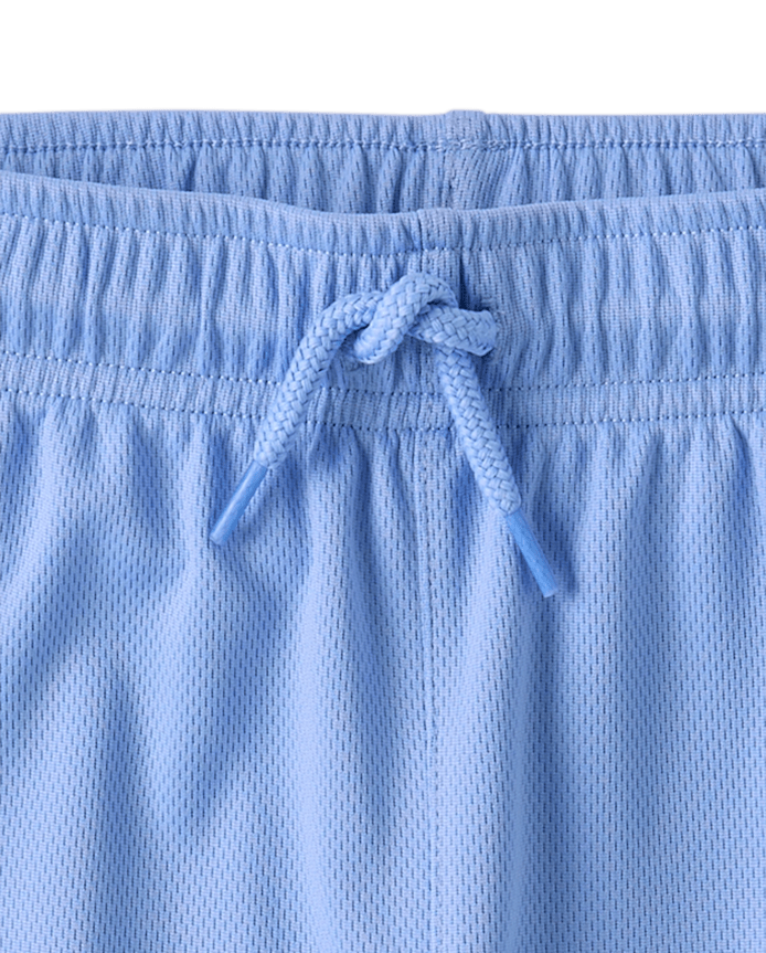 Kids Quick Dry Side Stripe Mesh Active Shorts