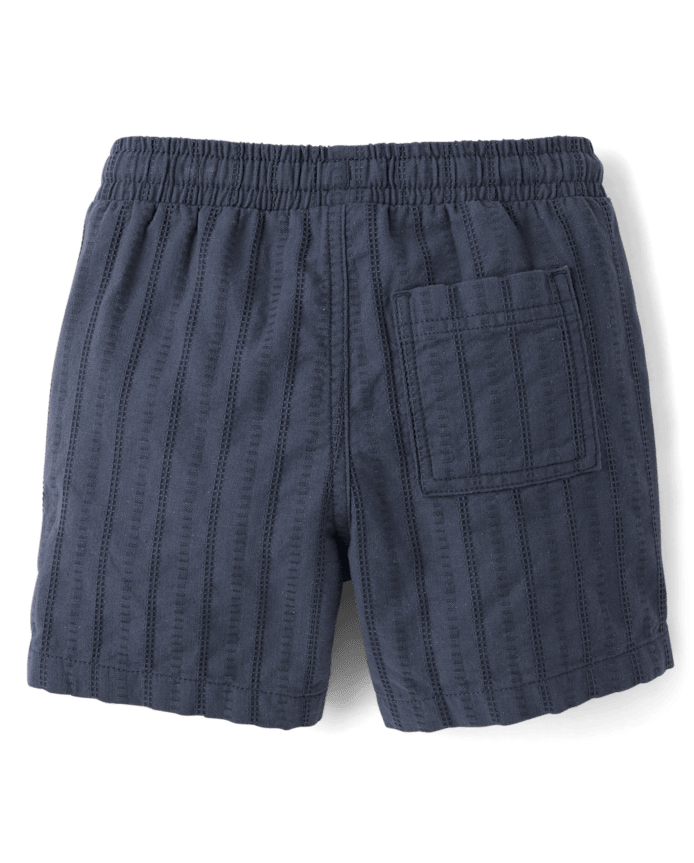 Boys Textured Pull On Jogger Shorts