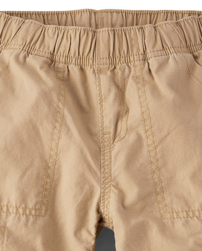 Boys Ripstop Baggy Pull On Cargo Pants